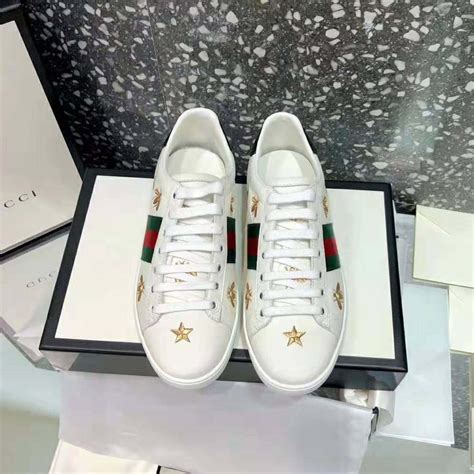 gucci ace embroidered bees and stars|gucci bees and stars.